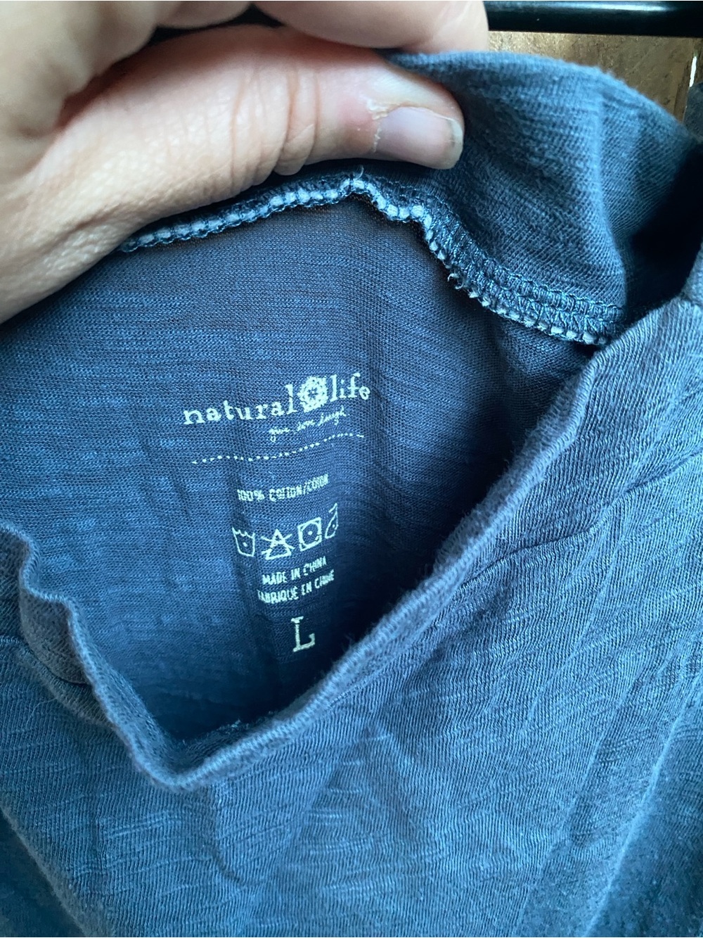 Natural Life Berkeley Tiered Maxi Dress Indigo Blue Size Large - Picture 3 of 4
